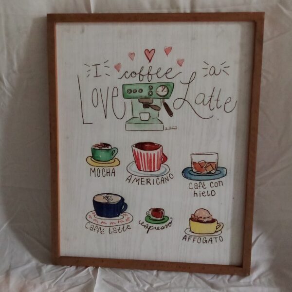 I love Coffee Decorations Set of 2