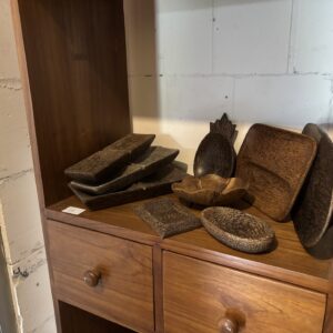 D1-11 Coconut Wood Tray Set of 8