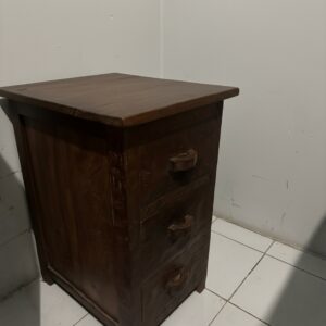 D2-01 Teak Rustic Console Drawer