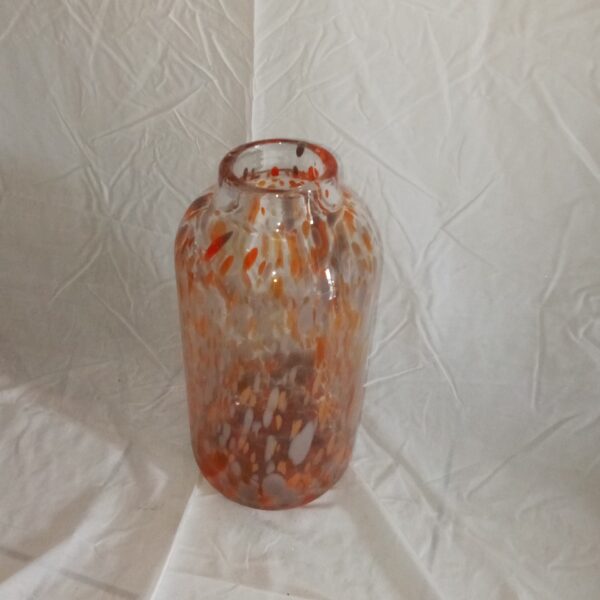Tall Flower Vase Orange