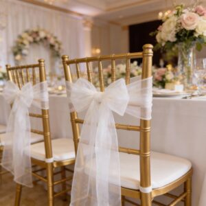 D4-05-07 Wedding Chair Bow Decoratio Set of 49