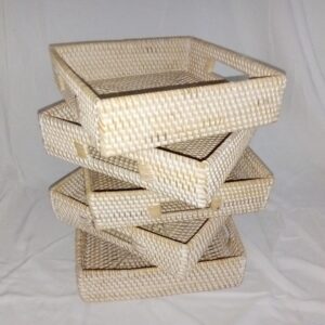 D7-05 Rattan Woven Tray set of 5
