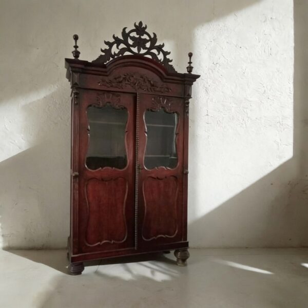 Teak Original Antique Cupboard Carving