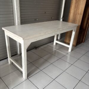 M-08 Teak Desk White