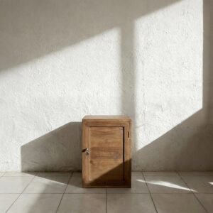 M-17 Teak Mini Storage