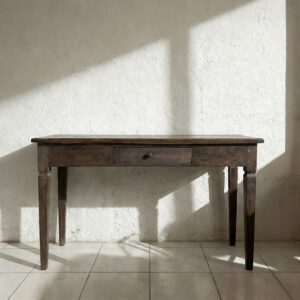 M-21 Teak Rustic Drawer Desk