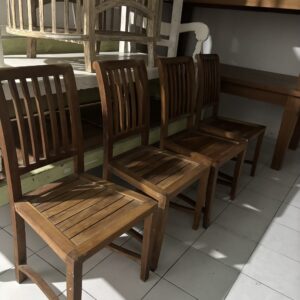 M-38 Teak Dining Chair Set of 4