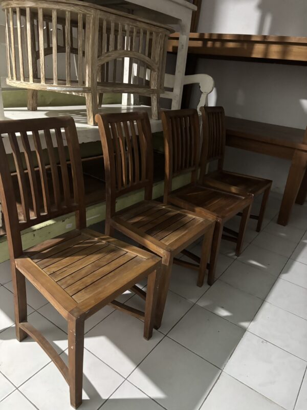 Teak Dining Chair Set of 4
